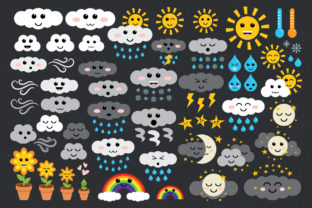 Cute Weather Clip Art Set Review
