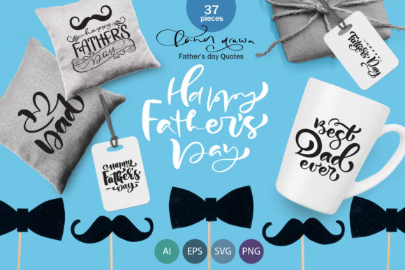 Father’s Day Greeting Quotes – A Versatile Graphic Design Asset