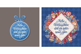 Frohe Weihnachten. German Christmas Card – A Graphic Design Asset Review