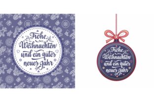 Frohe Weihnachten Graphics for Handmade Creations