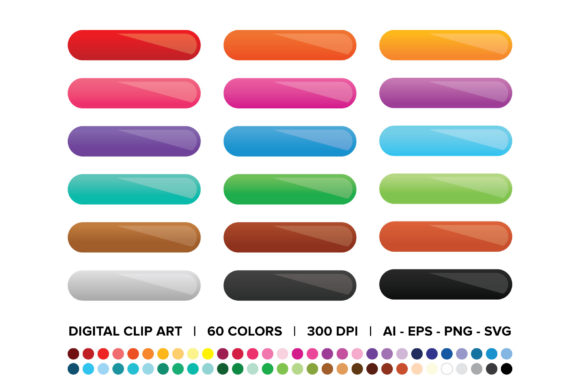 Gradient Web Button Clip Art Review