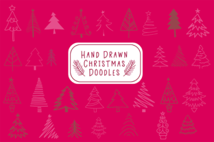 Hand Drawn Christmas Doodles for Local Business Branding