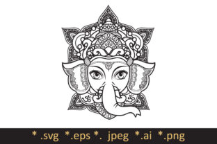 Hindu Elephant Head God Lord Ganesh Graphics