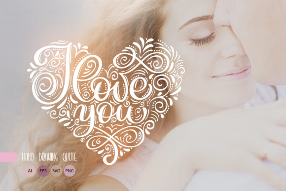 I Love You Vector Valentine Quote Review