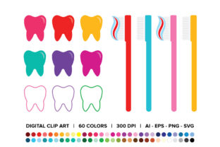 Tooth and Toothbrush Clip Art Review