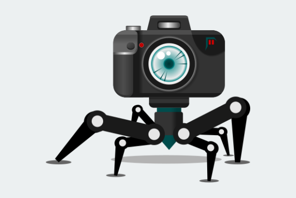 Unique Camera Robot Fiction Character Graphics