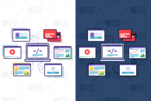 Web Development Concept Graphics for Modern Design